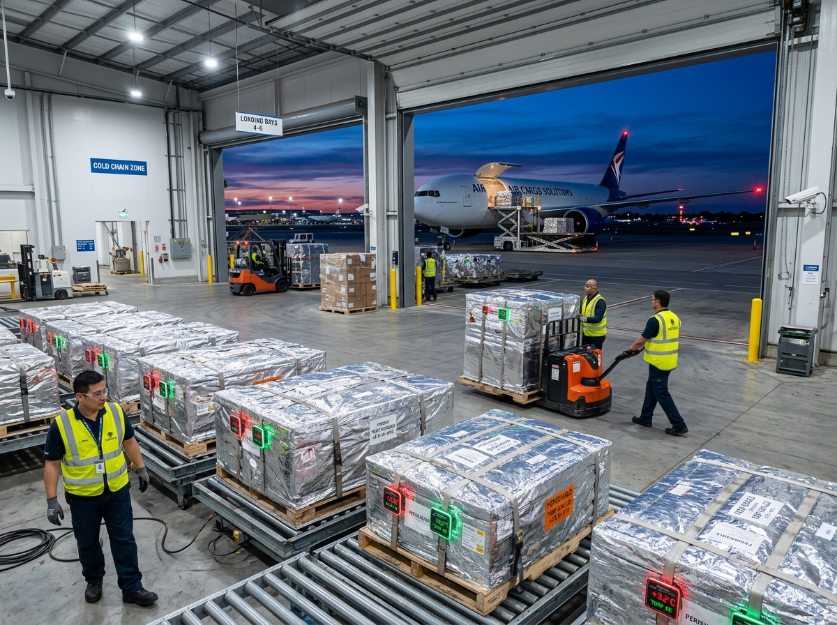 Kuehne+Nagel cold chain transport planes